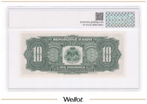10 Гурдов ND (1984) Гаити PG 67+ UNC