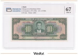 10 Гурдов ND (1984) Гаити PG 67+ UNC