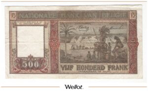500 Франков 1944 Бельгия
