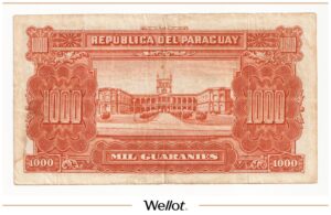 1000 Гуарани 1952 Парагвай
