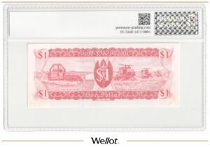 1 Доллар ND (1966-1992) Гайана PG 63+ UNC