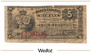5 Сентаво 1883 Куба