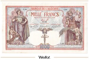 1000 Франков 1926 Алжир
