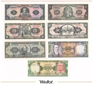5-10-20-50-100-500-1000 Сукре 1988 Эквадор UNC