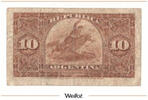 10 Сентаво 1891 Аргентина