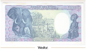 1000 Франков 1990 Камерун UNC-